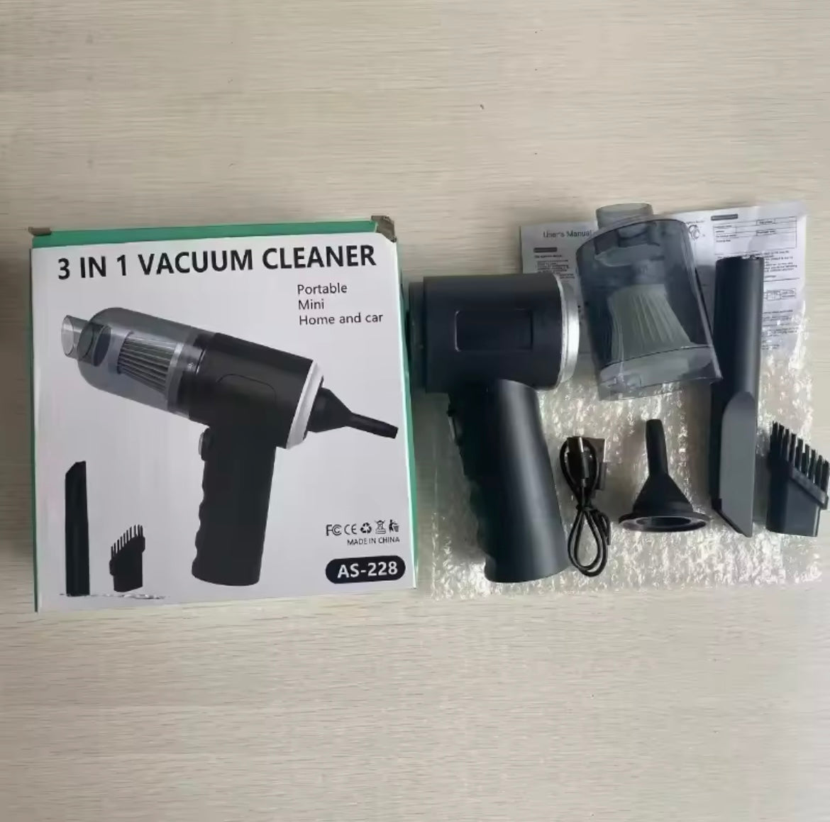 Mini Aspiradora 3 En 1