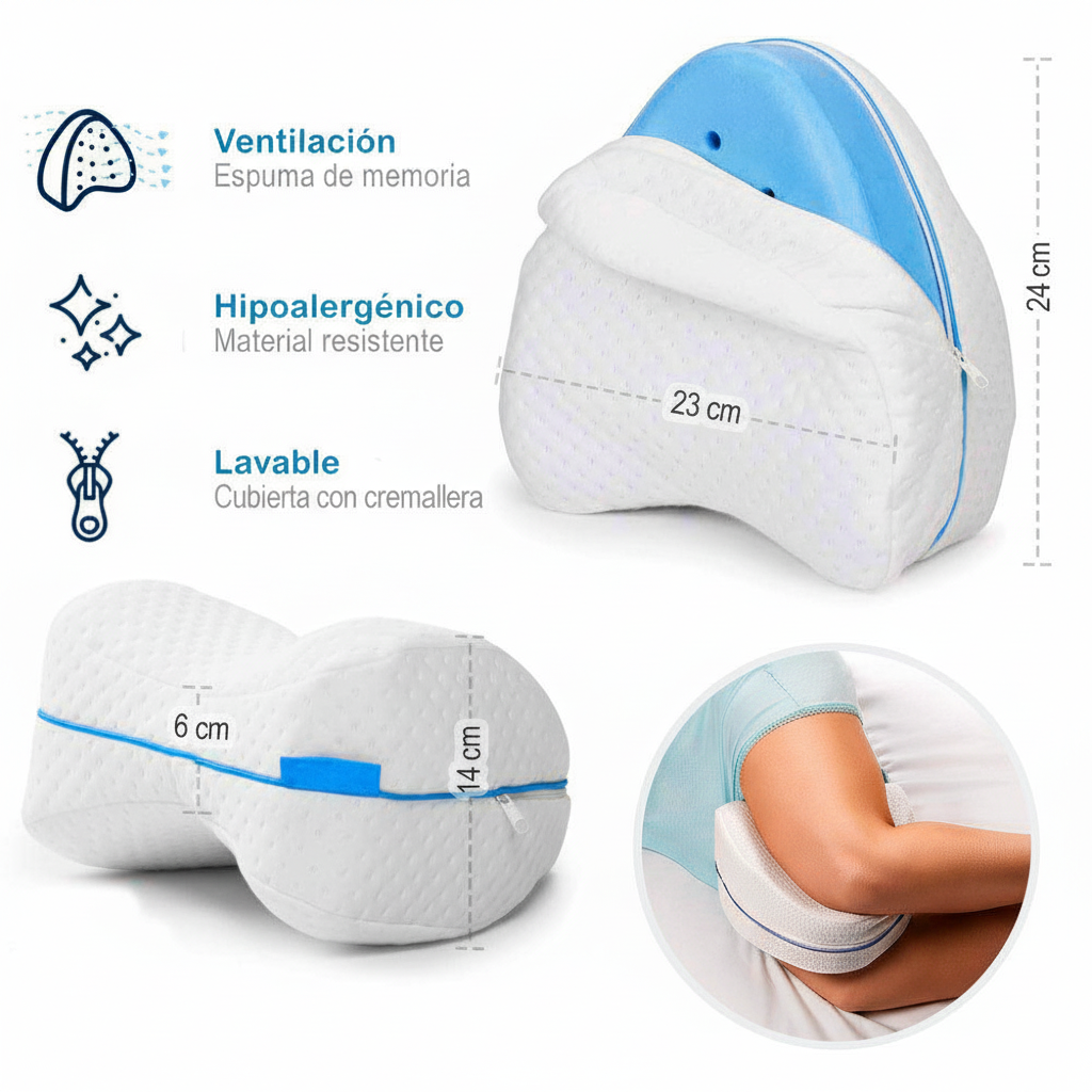 Almohada Memory Pillow + entre piernas